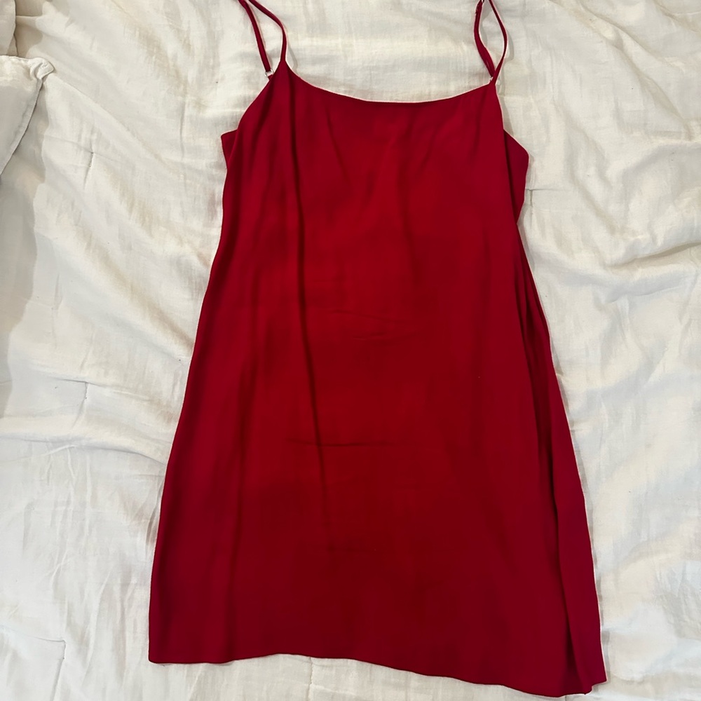 Vintage Red Reformation Mini Dress